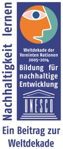 Logo der UN-Dekade "Bildung f�r nachhaltige Entwicklung"